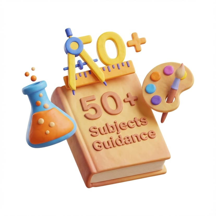 Illustration for 50+ Subjects Guidance