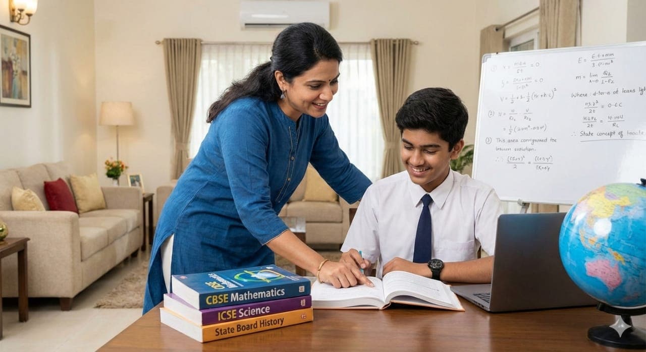 Why Home Tuition Is the Smart Choice for CBSE, ICSE & State Board Students?