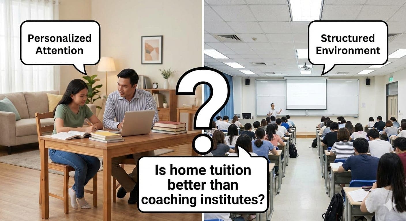 Is Home Tuition Better Than Coaching Institutes?