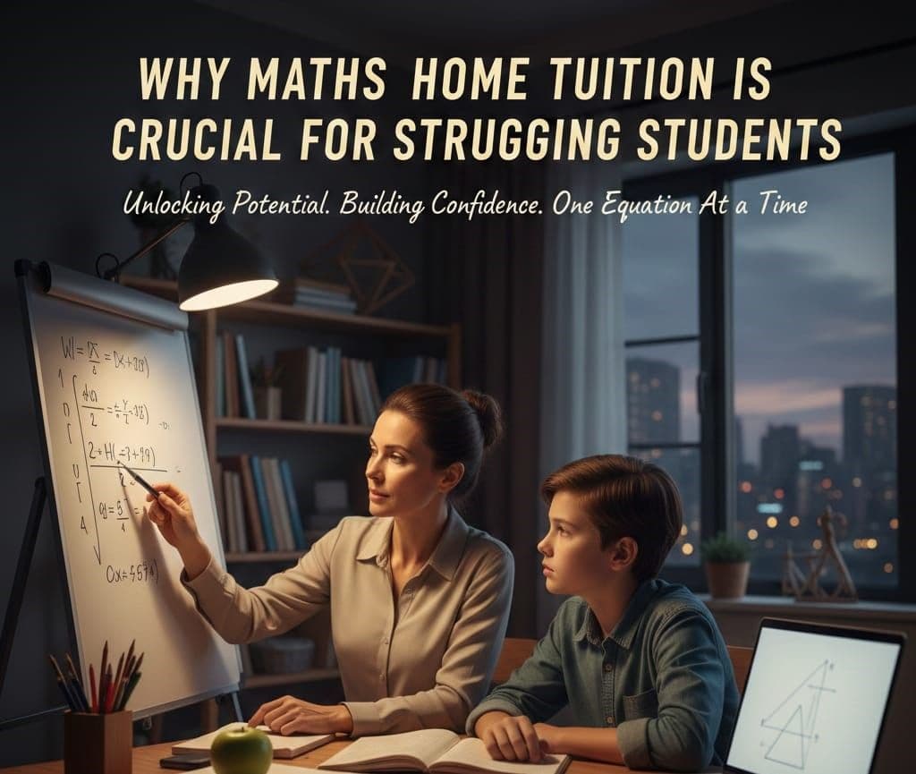 Why Maths Home Tuition Is Essential for Weak Students